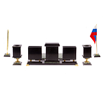 Настольный письменный набор из нефрита на ножках Executive Recruitment варинант исполнения - 5 | Loft Concept в Краснодаре