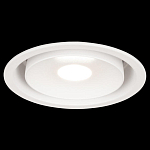 Встраиваемый спот светодиодный белого цвета круглой формы из металла Pure Circle  варинант исполнения - 1 | Loft Concept в Краснодаре