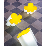 Настольная дизайнерская лампа Poltronova Passiflora Yellow Table Lamp варинант исполнения - 3 | Loft Concept в Краснодаре