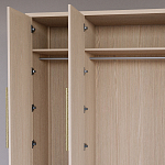 Большой Шкаф Primo Светлый дуб с 3 дверьми и 3 выдвижными ящиками варинант исполнения - 5 | Loft Concept в Краснодаре