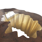 Кофейный стол Burl Exotic tree Coffee Table Black варинант исполнения - 3 | Loft Concept в Краснодаре