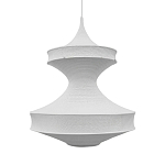 Подвесной вязаный белый светильник «Моника» варинант исполнения - 1 | Loft Concept в Краснодаре