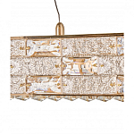 Люстра волнистой формы с текстурной огранкой Reflection of Reality варинант исполнения - 4 | Loft Concept в Краснодаре