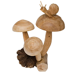 Статуэтка из дерева улитка Animals of the World варинант исполнения - 2 | Loft Concept в Краснодаре