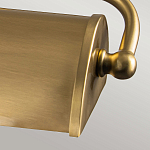 Светильник для картин цвета состаренная латунь с широким плафоном на прямоугольном основании Elstead Lighting варинант исполнения - 11 | Loft Concept в Краснодаре