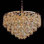 Люстра каскадная с подвесками в форме колец Galaxy of Light варинант исполнения - 3 | Loft Concept в Краснодаре