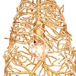 Подвесной светильник золотой в виде кораллов Coral Decor варинант исполнения - 1 | Loft Concept в Краснодаре