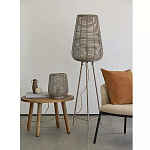 Торшер с плетеным металлическим плафоном Wicker Iron Lamp варинант исполнения - 2 | Loft Concept в Краснодаре