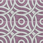 Дизайнерская плитка с узором Петли варинант исполнения - 3 | Loft Concept в Краснодаре