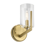 Бра с прозрачным плафоном в форме цилиндра Kichler варинант исполнения - 1 | Loft Concept в Краснодаре