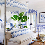 Обои ручная роспись Porto by Alessandra Branca Original colourway on dyed paper варинант исполнения - 1 | Loft Concept в Краснодаре