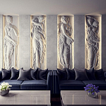 Барельеф FOUNTAIN OF INNOCENTS варинант исполнения - 1 | Loft Concept в Краснодаре