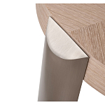 Столик журнальный круглый со светлым шпоном Light Veneer Table варинант исполнения - 3 | Loft Concept в Краснодаре