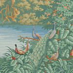 Обои ручная роспись Le Brésil Paille варинант исполнения - 1 | Loft Concept в Краснодаре