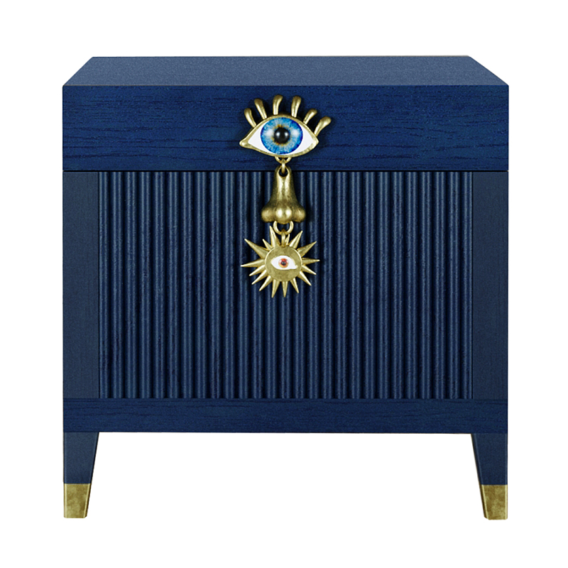 Сундук Eye Elsa Dreams Blue Синий Золотой в Краснодаре | Loft Concept 