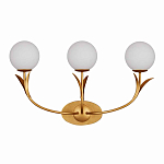 Бра с золотым каркасом в виде стебля с листьями Inspired by Nature варинант исполнения - 3 | Loft Concept в Краснодаре