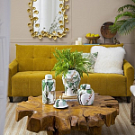 Ваза фарфоровая с ручной росписью Leopard Collection  варинант исполнения - 8 | Loft Concept в Краснодаре