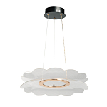 Люстра с прозрачным волнистым плафоном в форме цветка Ethereal Bloom варинант исполнения - 2 | Loft Concept в Краснодаре