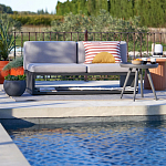 Садовый диван на каркасе из алюминия Petro варинант исполнения - 8 | Loft Concept в Краснодаре