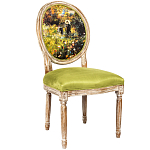 Стул из натурального бука с цветочным принтом Impressionism in Color варинант исполнения - 2 | Loft Concept в Краснодаре