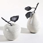 Декоративная статуэтка из керамики Яблоко Apple Ceramics Statuette варинант исполнения - 2 | Loft Concept в Краснодаре