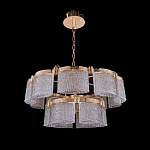 Люстра двухъярусная с текстурными овальными абажурами Splendor Palace Style варинант исполнения - 3 | Loft Concept в Краснодаре
