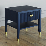 Прикроватная тумбочка с ящиком Elsa Dreams Blue варинант исполнения - 1 | Loft Concept в Краснодаре