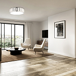 Потолочный светильник с гофрированным абажуром цвета графит Millennium варинант исполнения - 3 | Loft Concept в Краснодаре