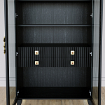 Дизайнерский шкаф витрина Elsa Dreams Black с 4-мя ящиками варинант исполнения - 6 | Loft Concept в Краснодаре