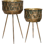 Железное кашпо Boston варинант исполнения - 1 | Loft Concept в Краснодаре