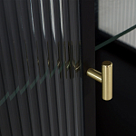 Сервант двухдверный с рифленым стеклом The Keeper варинант исполнения - 4 | Loft Concept в Краснодаре