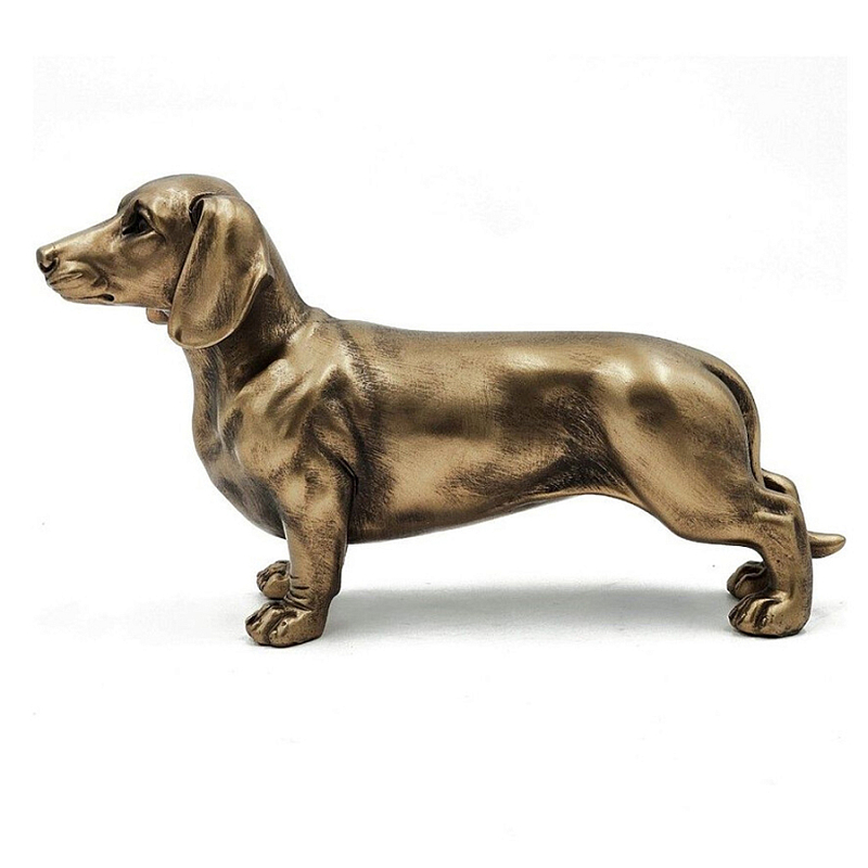 Статуэтка такса с реалистичными деталями и гладкой поверхностью Dachshund Style Бронза Статуэтка такса с реалистичными деталями и гладкой поверхностью Dachshund Style Бронза в Краснодаре | Loft Concept