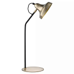 Настольная лампа с плафоном в форме купола в сочетании черного и золотистого цвета Minimalist Execution варинант исполнения - 2 | Loft Concept в Краснодаре