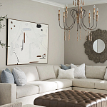 Люстра с состаренными резными элементами Big Graceful Profile варинант исполнения - 5 | Loft Concept в Краснодаре