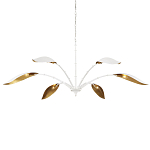 Люстра белая с плафонами в виде лепестков Delicate Flower варинант исполнения - 3 | Loft Concept в Краснодаре