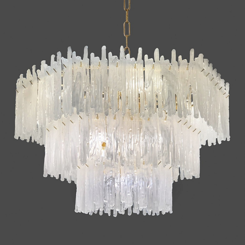 Люстра Snow Queen Chandelier Золотой Белый в Краснодаре | Loft Concept 