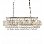 Люстра овальной формы хрустальная в неоклассическом стиле Majesty варинант исполнения - 6 | Loft Concept в Краснодаре