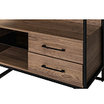 Стеллаж под TV в стиле лофт с открытыми полками и ящиками Urban Style Space варинант исполнения - 3 | Loft Concept в Краснодаре