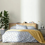 Постельное белье из сатина с рисунком 200х220 см Aurora Allure Sprout варинант исполнения - 2 | Loft Concept в Краснодаре