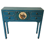 Консоль в китайском стиле с 4-мя ящиками Chinese Elm Console Table варинант исполнения - 1 | Loft Concept в Краснодаре