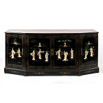 Комод в китайском стиле Chinese Black Chest of Drawers Нидерланды варинант исполнения - 1 | Loft Concept в Краснодаре