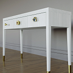 Дизайнерский Письменный стол Elsa Dreams White с тремя ящиками варинант исполнения - 2 | Loft Concept в Краснодаре