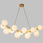 Люстра подвесная с белыми лампами в форме шара Felicitat варинант исполнения - 4 | Loft Concept в Краснодаре