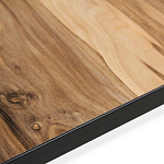 Стол обеденный раздвижной с прямоугольной столешницей на четырех черных ножках Blair варинант исполнения - 7 | Loft Concept в Краснодаре