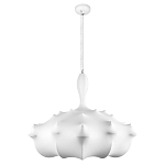 Подвесной светильник с белым фигурным абажуром и мягкими волнистыми краями Cloud Motion  варинант исполнения - 17 | Loft Concept в Краснодаре