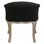 Кресло низкое в стиле прованс Louis French Armchair black flax варинант исполнения - 2 | Loft Concept в Краснодаре