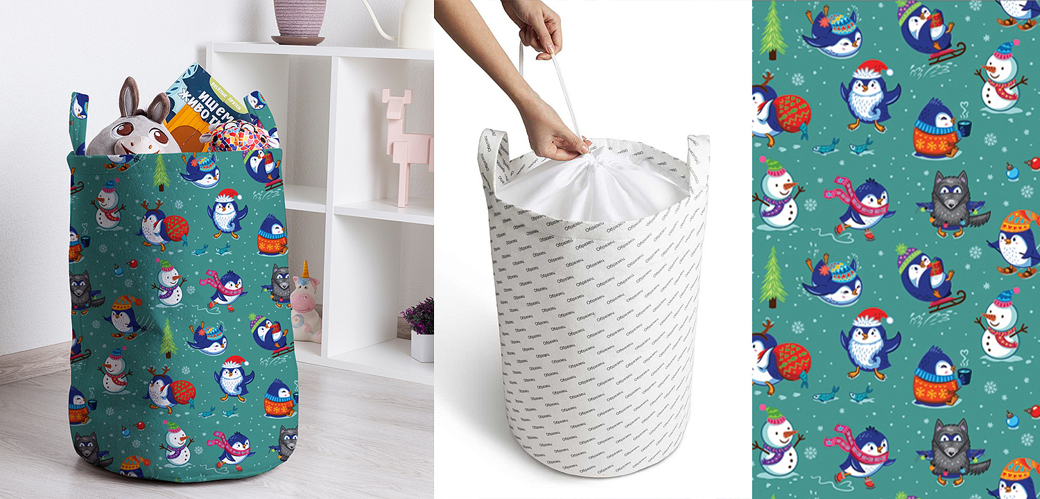 Корзина New Year Team Basket Корзина New Year Team Basket - Loft-Concept в Краснодаре