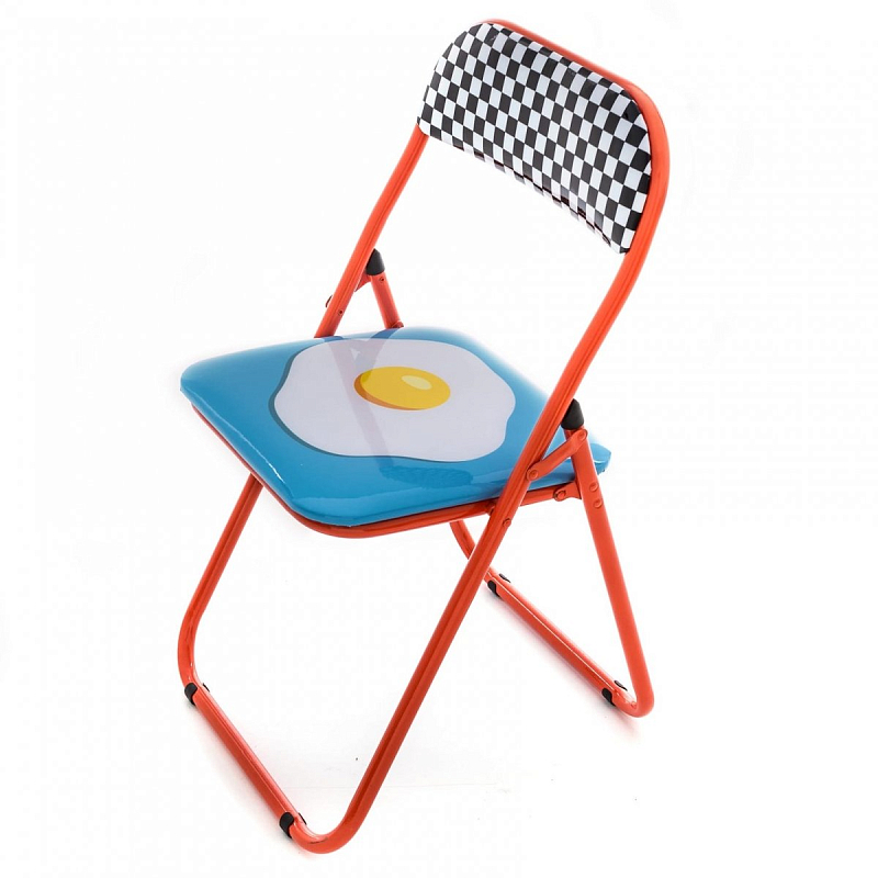 Стул Seletti Folding Chair Egg Мульти Красный в Краснодаре | Loft Concept 