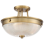 Потолочный светильник со стеклянным плафоном в виде купола Quoizel варинант исполнения - 13 | Loft Concept в Краснодаре