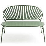 Зелёная скамья из стали Goodwin Metal Bench Green варинант исполнения - 5 | Loft Concept в Краснодаре